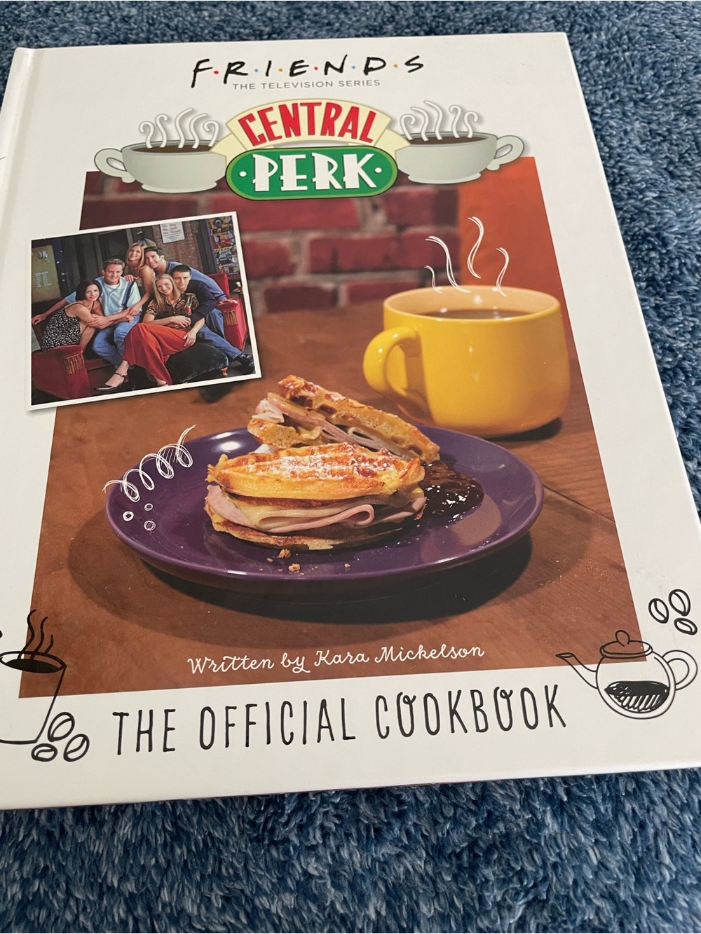 Friends: Central Perk The Official Cookbook - Yellow & Purple Cover